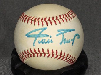 Absolutely Genuine WILLIE MAYS Autographed Baseball - Guaranteed Genuine - Very Good Condition With Box