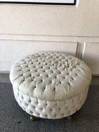 Round Tufted Ottomandressing Room Seat