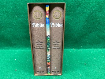 The Luther Bible Of 1534 By Taschen. Two Volumes Plus. Like New! Yes Shipping.