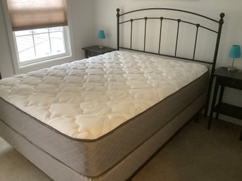 Full Size Mattress Set And Iron Frame