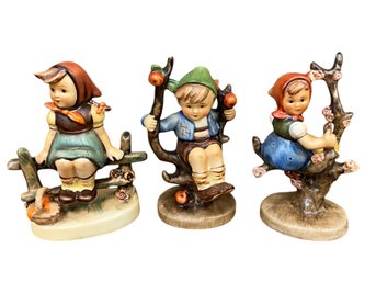 Set/3 Vintage TMK-2 Full Bee Hummel Figurines - Lovely!