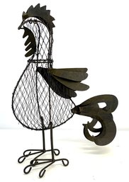 An Art Metal Rooster