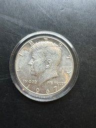 1967 Kennedy Half Dollar 40 Silver