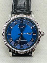 STAUER URBAN BLUE Men's Watch- Excellent Condition