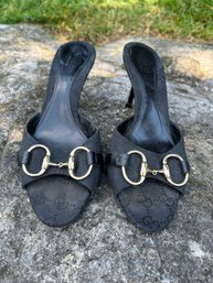 Gucci Black Sandals Size 6B