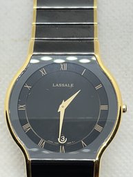 Fantastic Vintage 1980s JEAN LASSALE For SEIKO Men's Dress Watch