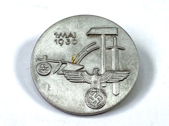 1936 German Labor Day Badge Pin