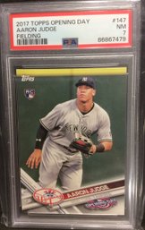 2017 Topps Opening Day Aaron Judge Rookie Card PSA 7 - M