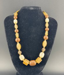 8' Glass Beaded Necklace