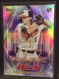 2023 Topps Stars Of The MLB Gunnar Henderson Rookie Insert Card - K