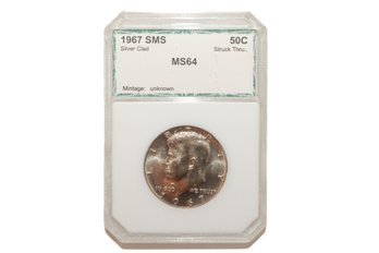 1967 Kennedy Half Silver Clad MS64