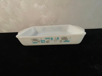 Vintage Fire King Royal Loaf Pan My Blue Heaven