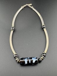 7' Silver Toned Necklace