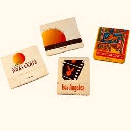 1970s Vintage Playboy  Club Logo LA &  Miami Beach Matchbooks Rare Collectibles