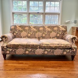 A Vintage George Smith Style Sofa - William Morris Fabric - Reupholstery Project