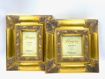 Pair Of Fantastic Florentine Gold Picture Frames