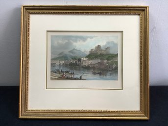 Balsano Framed Hand Colored Engraved Lithograph By JT Willmore AE