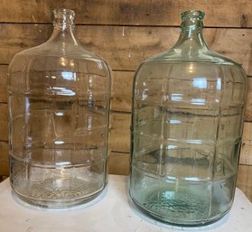 Two Glass Water Bottles