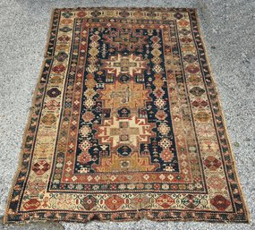 An Antique Hamadan (Iranian) Wool Rug - AS IS