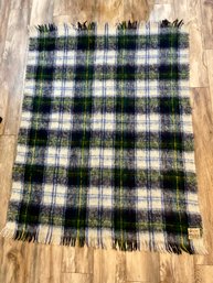 Wrap Yourself In The Cozy Elegance Of This Glentana Made In Scotland Wool Mohair Throw Blanket