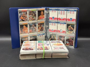 A Stack Of Assorted Basketball Trading Cards & 18 Soccer Cards