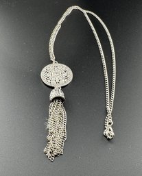 12' Silver Toned Necklace