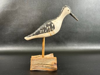 An Appealing Vintage Shorebird Decoy: Ruddy Turnstone, Signed (Randall)