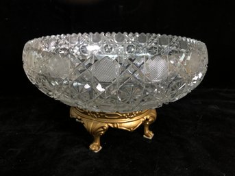 Glass Bowl With Stand
