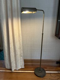 Adjustable Height Brass Floor Lamp - 51'-58'