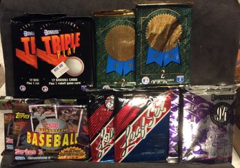 Lot Of 10 Assorted Sealed Baseball Card Packs - M