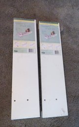 Pair Of White Gallery Shelf Kits New In Box