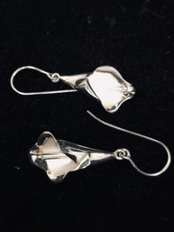 Silver Drop Dangle Earrings 529