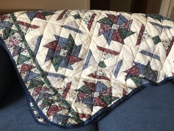 Pretty Quilt Look Bedspread 84x104 - Twin?