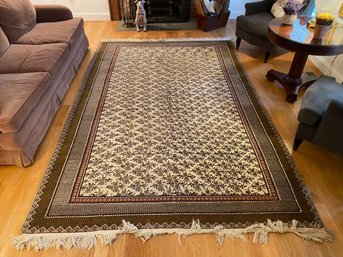 Turkish Semi Antique Wool Hand Knotted Rug