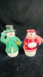 Holiday Snowman Lot Of 5