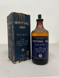 Rare! Bell System One Quart Writing Ink With Original Box