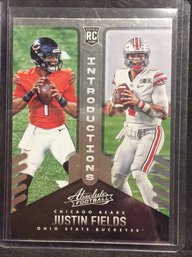 2021 Panini Absolute Introductions Justin Fields Rookie Card - K