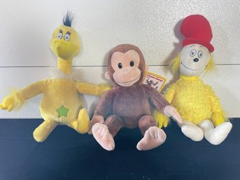 3 Stuffed Children's  Toys Never Used