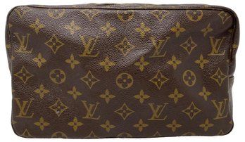 Authentic Vintage Louis Vuitton Trousse Toilette 28 Monogram Canvas Cosmetic Pouch Bag