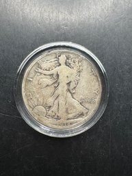 1918-D Walking Liberty Silver Half Dollar