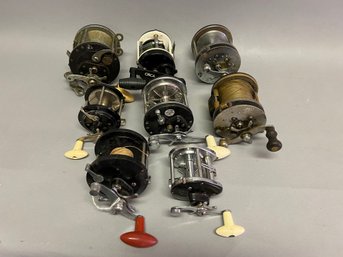 Group Of 8 Fishing Reels