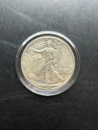 1941 Walking Liberty Silver Half Dollar