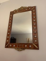 Limoges Wooden Wall Mirror