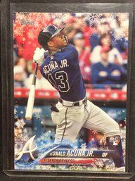 2018 Topps Holiday Mega Ronald Acuna Jr. Rookie - K