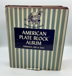 American Plate Block Album ~ 1938, 1940s, 1950s, 1960s, 1970s ~