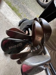 Set Of Ping Golf Clubs  (identified As #9)