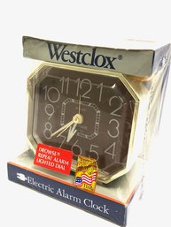 Vintage Westclox Electric Alarm Clock - New In Package