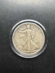 1918-S Walking Liberty Silver Half Dollar