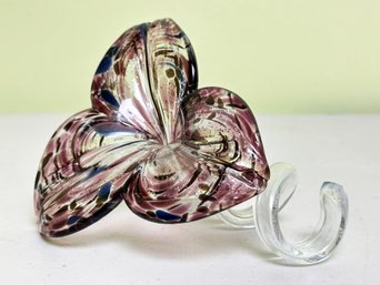 A Hand Blown Murano Art Glass Bud Vase