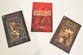 Three Vertigo Books: ' Swamp Thing' Vol. 1 & 2 And ' Southern Bastards' Vol. 2